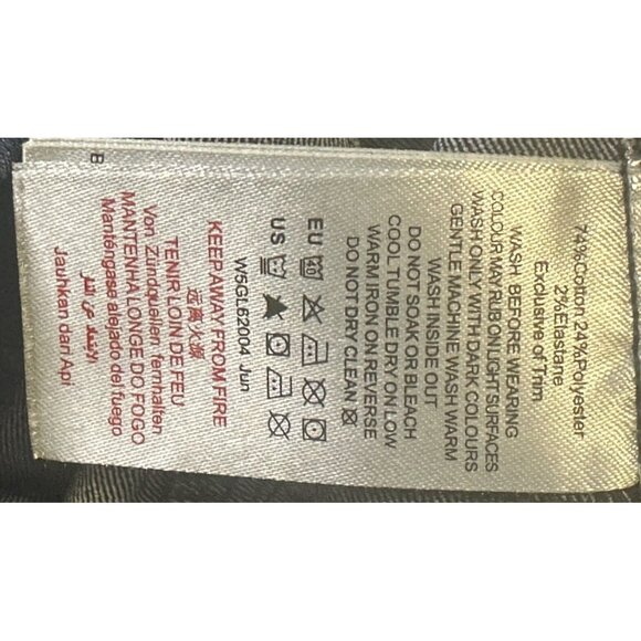 Pumpkin Patch Girls Denim Jeans Pull On Elastic Waist Stretch Blue Size 7 - Picture 8 of 9